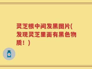 灵芝根中间发黑图片(发现灵芝里面有黑色物质！)
