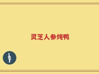 灵芝人参炖鸭