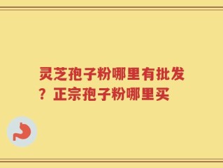 灵芝孢子粉哪里有批发？正宗孢子粉哪里买