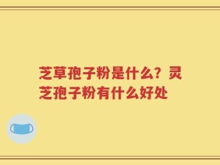 芝草孢子粉是什么？灵芝孢子粉有什么好处