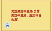 灵芝黑豆养发汤(灵芝黑豆养发汤，滋润秋日头发)