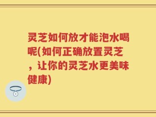 灵芝如何放才能泡水喝呢(如何正确放置灵芝，让你的灵芝水更美味健康)