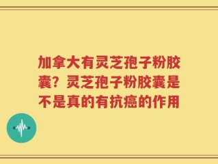 加拿大有灵芝孢子粉胶囊？灵芝孢子粉胶囊是不是真的有抗癌的作用
