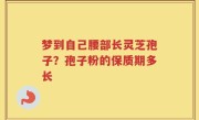 梦到自己腰部长灵芝孢子？孢子粉的保质期多长