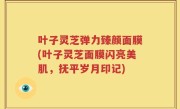 叶子灵芝弹力臻颜面膜(叶子灵芝面膜闪亮美肌，抚平岁月印记)