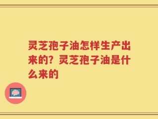 灵芝孢子油怎样生产出来的？灵芝孢子油是什么来的