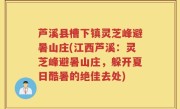 芦溪县槽下镇灵芝峰避暑山庄(江西芦溪：灵芝峰避暑山庄，躲开夏日酷暑的绝佳去处)
