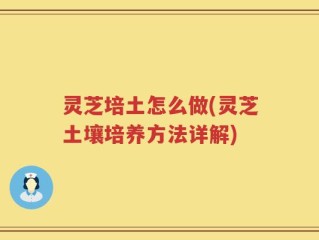 灵芝培土怎么做(灵芝土壤培养方法详解)