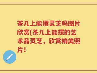 茶几上能摆灵芝吗图片欣赏(茶几上能摆的艺术品灵芝，欣赏精美照片！
