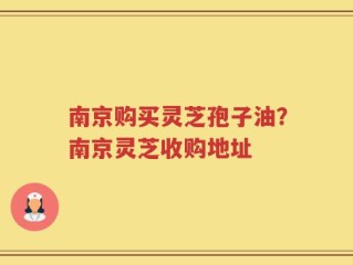 南京购买灵芝孢子油？南京灵芝收购地址