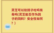 灵芝可以给鸽子吃吗有毒吗(灵芝能否作为鸽子的饲料？安全性如何？)
