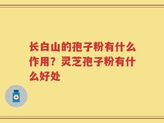 长白山的孢子粉有什么作用？灵芝孢子粉有什么好处