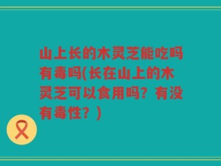 山上长的木灵芝能吃吗有毒吗(长在山上的木灵芝可以食用吗？有没有毒性？)