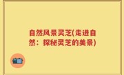 自然风景灵芝(走进自然：探秘灵芝的美景)