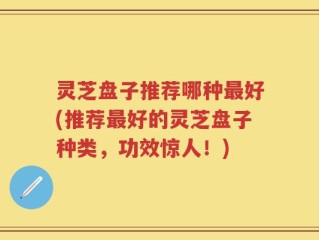 灵芝盘子推荐哪种最好(推荐最好的灵芝盘子种类，功效惊人！)