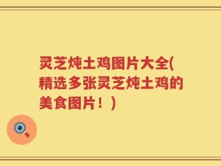 灵芝炖土鸡图片大全(精选多张灵芝炖土鸡的美食图片！)