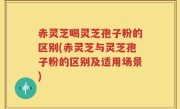 赤灵芝喝灵芝孢子粉的区别(赤灵芝与灵芝孢子粉的区别及适用场景)