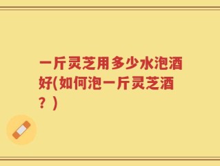 一斤灵芝用多少水泡酒好(如何泡一斤灵芝酒？)