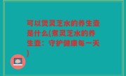 可以煲灵芝水的养生壶是什么(煮灵芝水的养生壶：守护健康每一天)