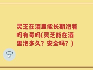 灵芝在酒里能长期泡着吗有毒吗(灵芝能在酒里泡多久？安全吗？)