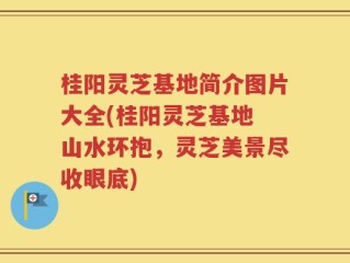 桂阳灵芝基地简介图片大全(桂阳灵芝基地 山水环抱，灵芝美景尽收眼底)