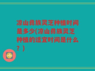 凉山彝族灵芝种植时间是多少(凉山彝族灵芝种植的适宜时间是什么？)