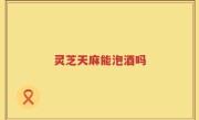 灵芝天麻能泡酒吗