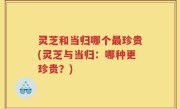 灵芝和当归哪个最珍贵(灵芝与当归：哪种更珍贵？)