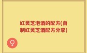 红灵芝泡酒的配方(自制红灵芝酒配方分享)