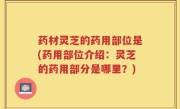 药材灵芝的药用部位是(药用部位介绍：灵芝的药用部分是哪里？)