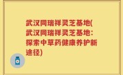 武汉同瑞祥灵芝基地(武汉同瑞祥灵芝基地：探索中草药健康养护新途径)