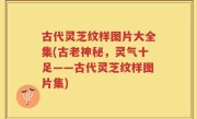 古代灵芝纹样图片大全集(古老神秘，灵气十足——古代灵芝纹样图片集)