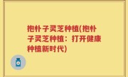 抱朴子灵芝种植(抱朴子灵芝种植：打开健康种植新时代)