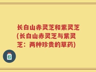 长白山赤灵芝和紫灵芝(长白山赤灵芝与紫灵芝：两种珍贵的草药)