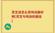 灵芝汤怎么煲鸡汤最好呢(灵芝与鸡汤的最佳)