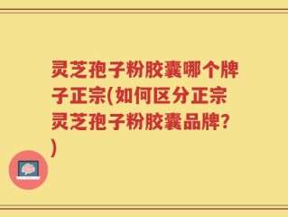 灵芝孢子粉胶囊哪个牌子正宗(如何区分正宗灵芝孢子粉胶囊品牌？)