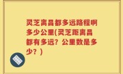 灵芝离昌都多远路程啊多少公里(灵芝距离昌都有多远？公里数是多少？)