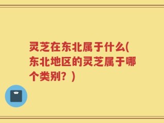 灵芝在东北属于什么(东北地区的灵芝属于哪个类别？)