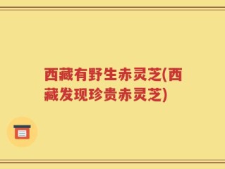 西藏有野生赤灵芝(西藏发现珍贵赤灵芝)