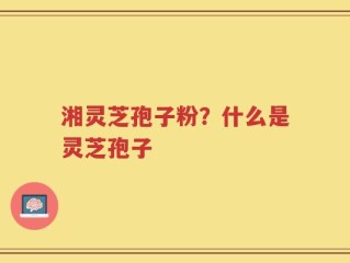 湘灵芝孢子粉？什么是灵芝孢子