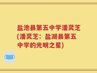 盐池县第五中学潘灵芝(潘灵芝：盐湖县第五中学的光明之星)