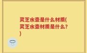 灵芝水壶是什么材质(灵芝水壶材质是什么？)