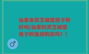 仙客来灵芝破壁孢子粉好吗(仙客的灵芝破壁孢子粉值得购买吗？)
