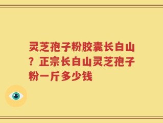 灵芝孢子粉胶囊长白山？正宗长白山灵芝孢子粉一斤多少钱