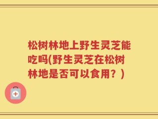 松树林地上野生灵芝能吃吗(野生灵芝在松树林地是否可以食用？)