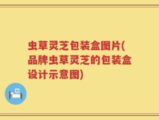 虫草灵芝包装盒图片(品牌虫草灵芝的包装盒设计示意图)