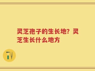 灵芝孢子的生长地？灵芝生长什么地方