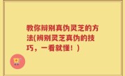 教你辩别真伪灵芝的方法(辨别灵芝真伪的技巧，一看就懂！)
