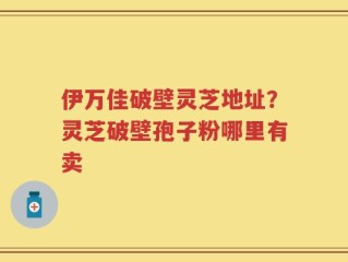 伊万佳破壁灵芝地址？灵芝破壁孢子粉哪里有卖