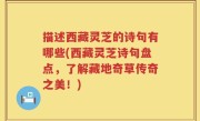 描述西藏灵芝的诗句有哪些(西藏灵芝诗句盘点，了解藏地奇草传奇之美！)